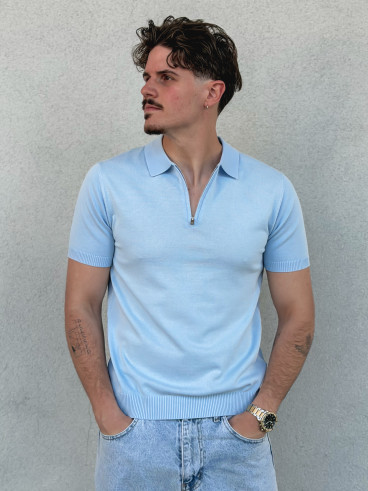 Polo humberto - Bleu ciel