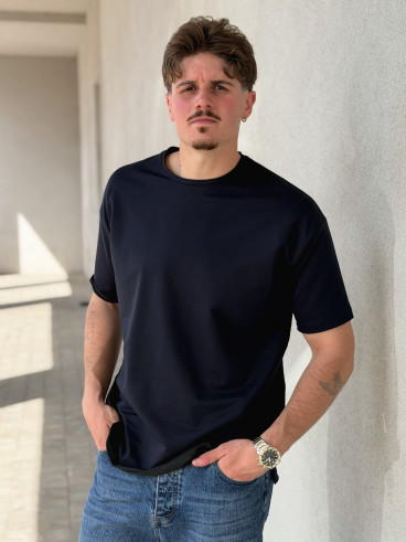 T-shirt Romain - Bleu marine