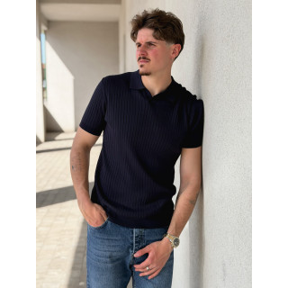 Polo manches courtes Renato - Bleu marine