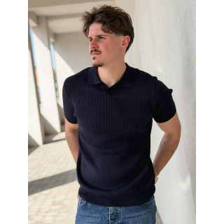 Polo manches courtes Renato - Bleu marine