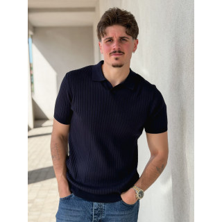 Polo manches courtes Renato - Bleu marine