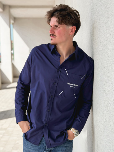 Chemise Valérien - Bleu nuit