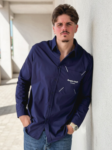 Chemise Valérien - Bleu nuit