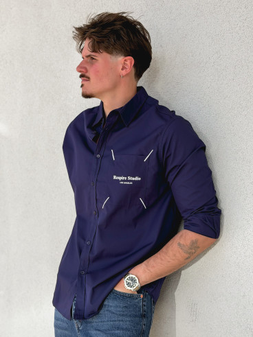 Chemise Valérien - Bleu nuit