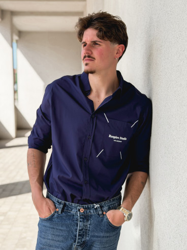 Chemise Valérien - Bleu nuit