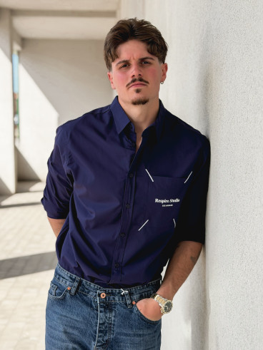 Chemise Valérien - Bleu nuit