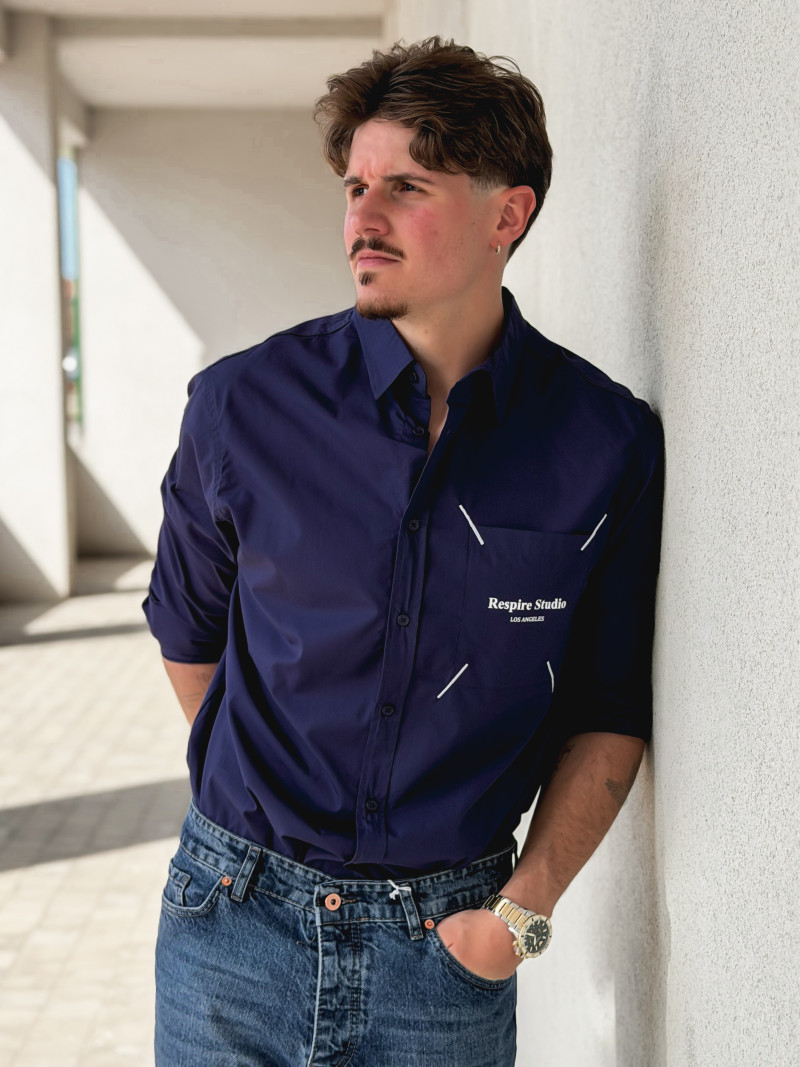 Chemise Valérien - Bleu nuit