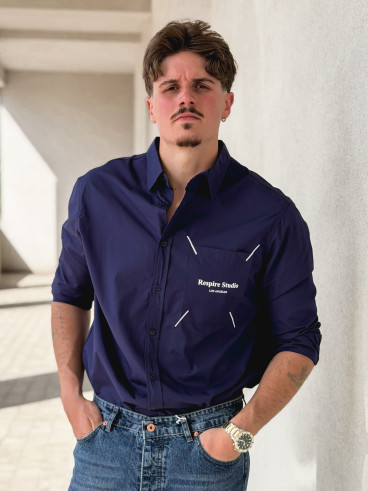 Chemise Valérien - Bleu nuit