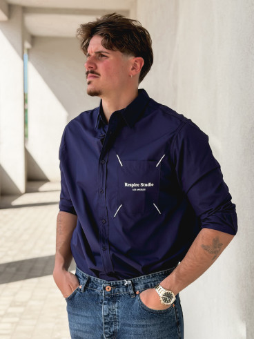 Chemise Valérien - Bleu nuit