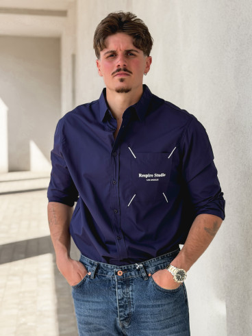 Chemise Valérien - Bleu nuit