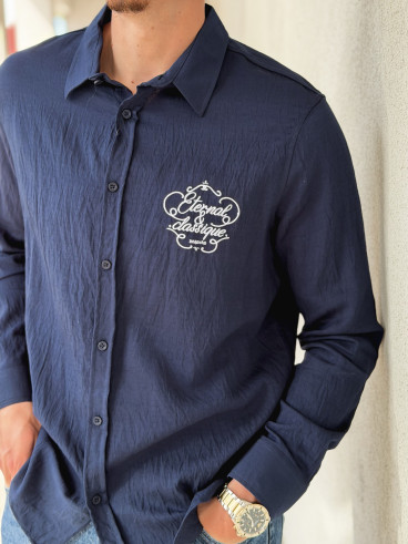 Chemise Colin - Bleu marine