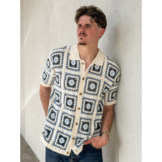 Chemise en crochet Octave - Beige