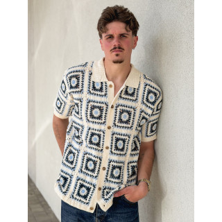 Chemise en crochet Octave - Beige