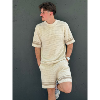 Ensemble en crochet Zayn - Ecru