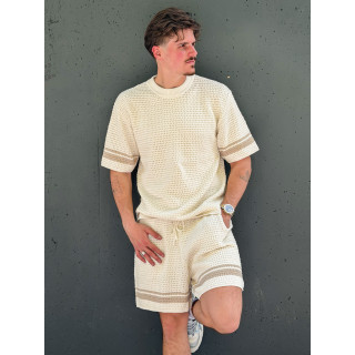 Ensemble en crochet Zayn - Ecru