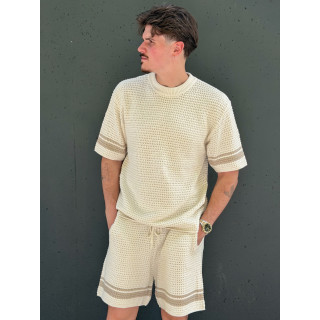 Ensemble en crochet Zayn - Ecru