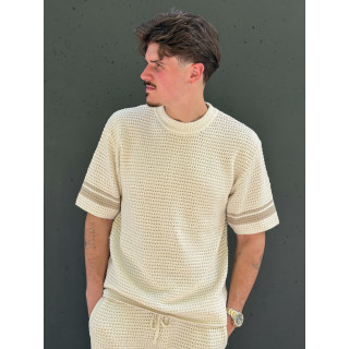 Ensemble en crochet Zayn - Ecru