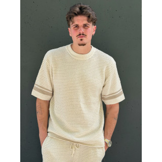 Ensemble en crochet Zayn - Ecru