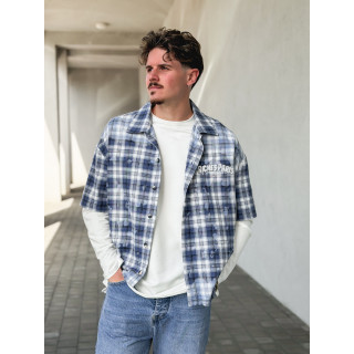 Chemise à carreaux Richy - Bleu