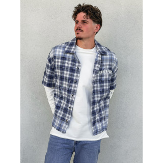 Chemise à carreaux Richy - Bleu