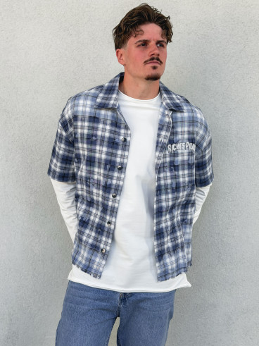 Chemise à carreaux Richy - Bleu