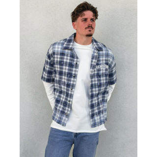 Chemise à carreaux Richy - Bleu