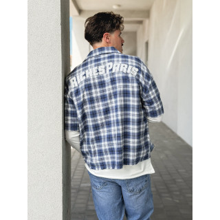 Chemise à carreaux Richy - Bleu