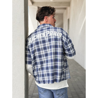 Chemise à carreaux Richy - Bleu