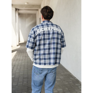 Chemise à carreaux Richy - Bleu