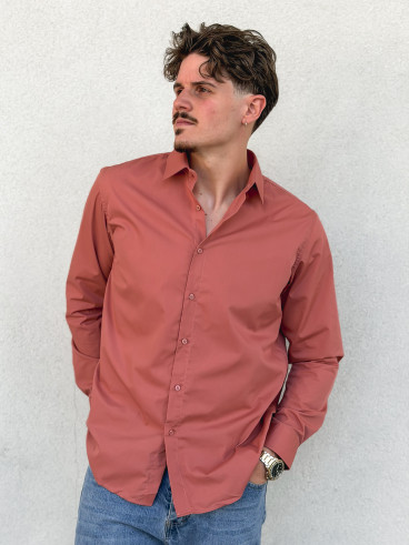 Chemise Nicolas - Terracotta