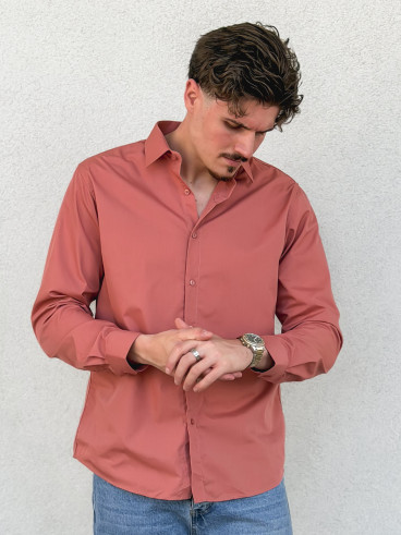Chemise Nicolas - Terracotta