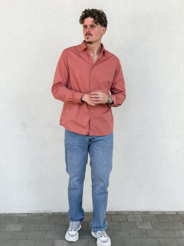 Chemise Nicolas - Terracotta