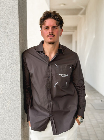 Chemise Valérien - Chocolat