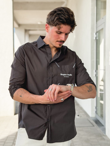 Chemise Valérien - Choco