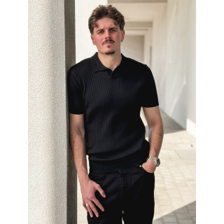 Polo manches courtes Renato - Noir