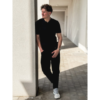 Polo manches courtes Renato - Noir