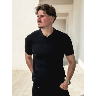 Polo manches courtes Renato - Noir