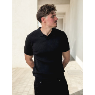 Polo manches courtes Renato - Noir
