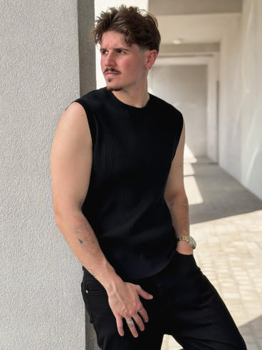 Pull sans manches Felix - Noir