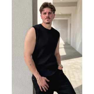 Pull sans manches Felix - Noir