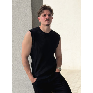 Pull sans manches Felix - Noir