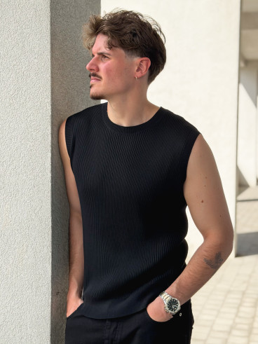 Pull sans manches Felix - Noir