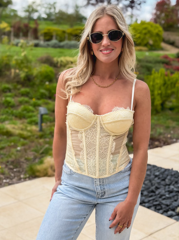Corset Melia - Jaune