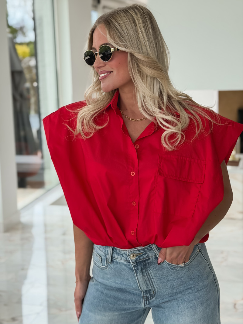 Chemise Salma - Rouge