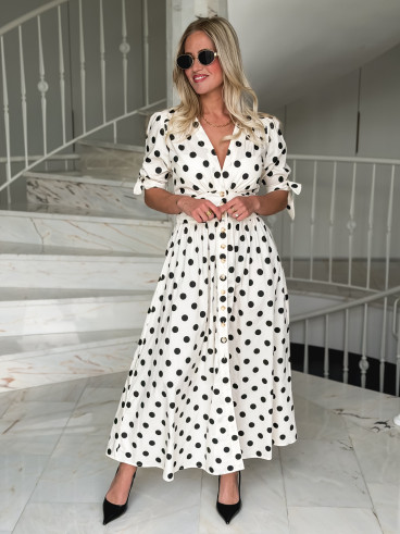 Robe longue Yenefer - Ecru