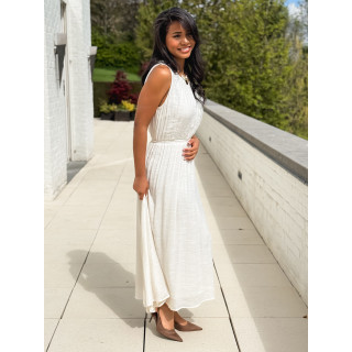 Robe longue Emiliane - Ecru