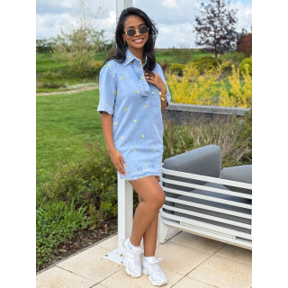 Robe en jeans Janie - Bleu clair