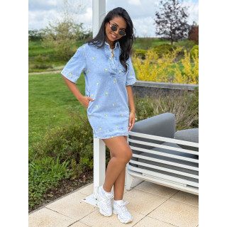 Robe en jeans Janie - Bleu clair