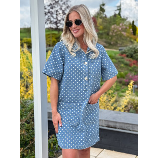 Robe en jeans Ardélya - Bleu