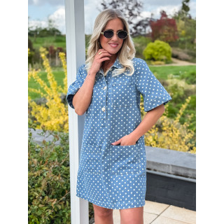 Robe en jeans Ardélya - Bleu